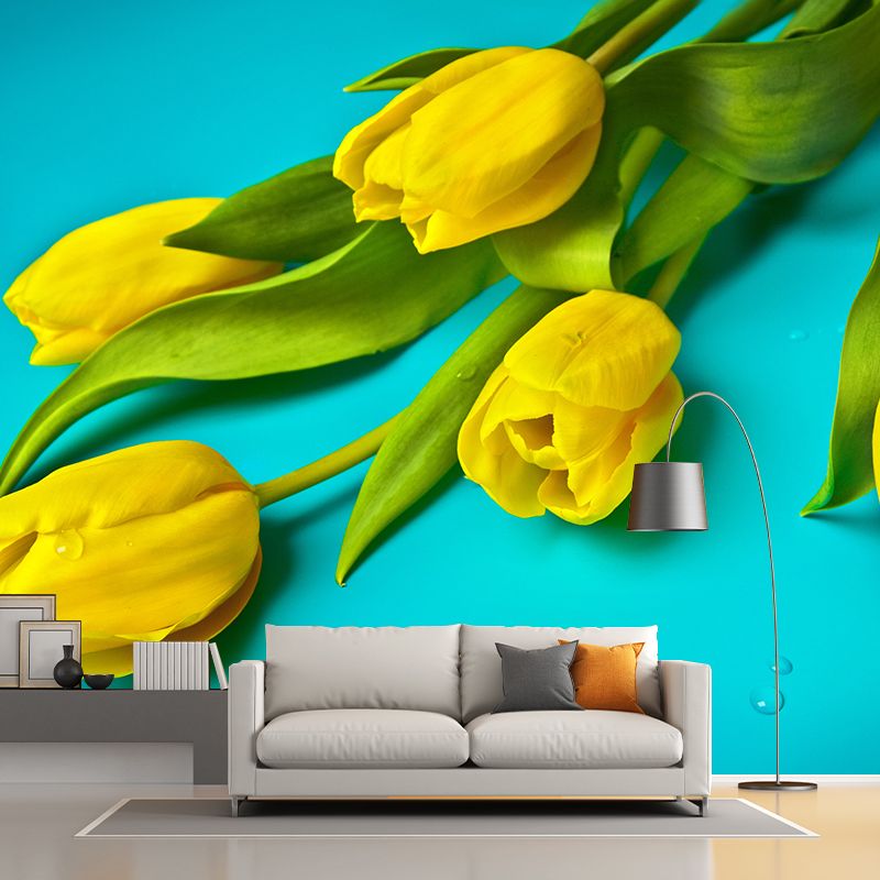 Home Decor Flower Customized Contemporary Wall Covering for Gust Room Bedroom