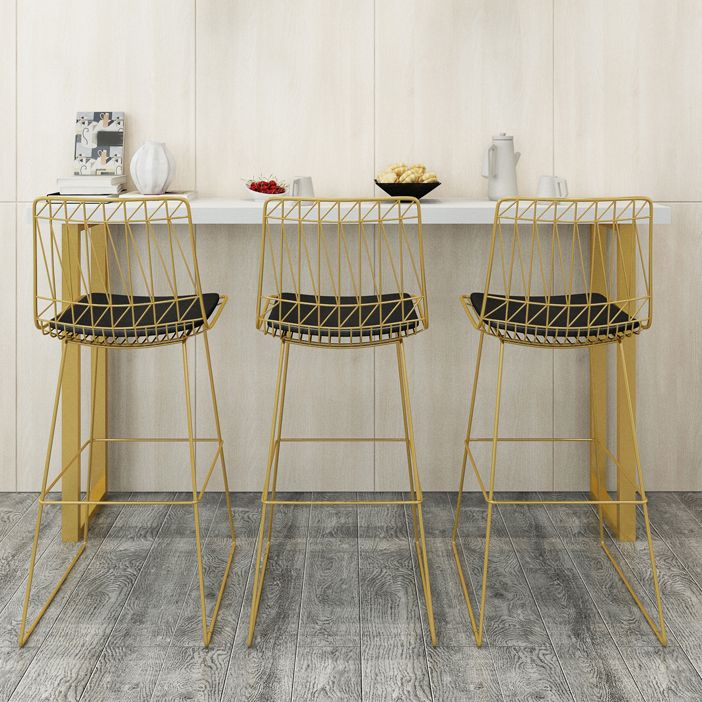 Glam Solid Wood Bar Stool and Table Set 1/4/7 Pieces Pub Table Set