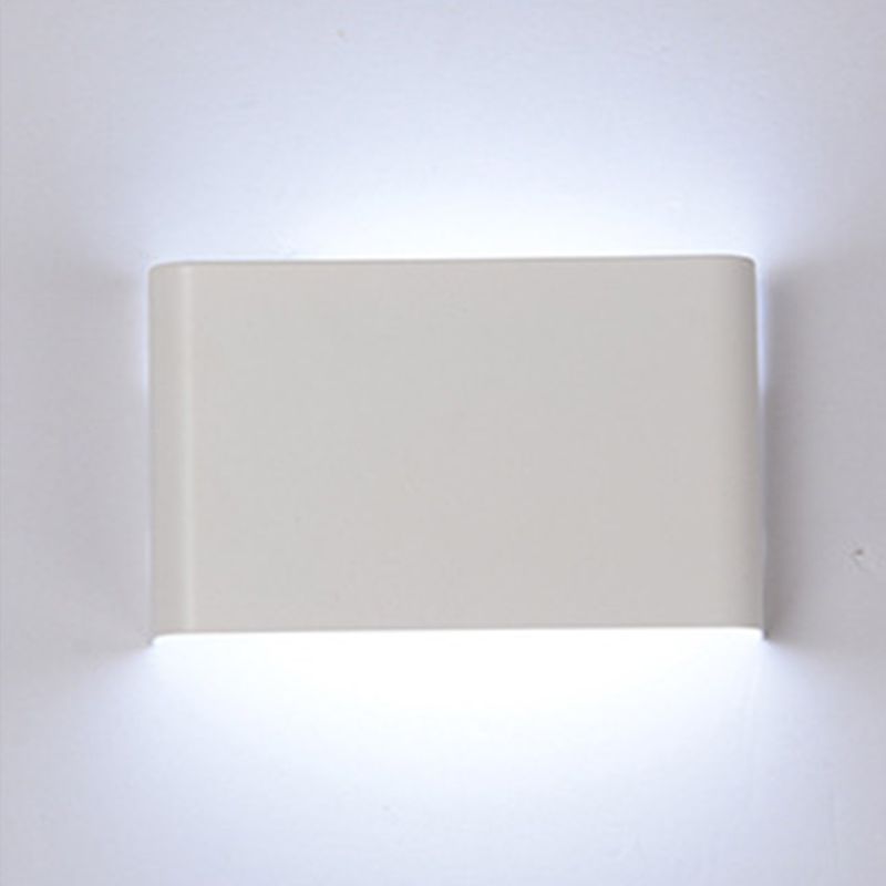 Accesorios de iluminación de la pared rectángulo Iluminación de pared del hogar minimalista