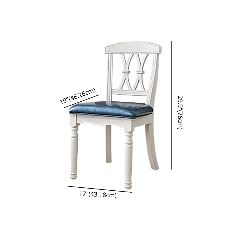 Traditional Solid Wood Dining Set Standard Height with 4 Legs Base Dining Room Set