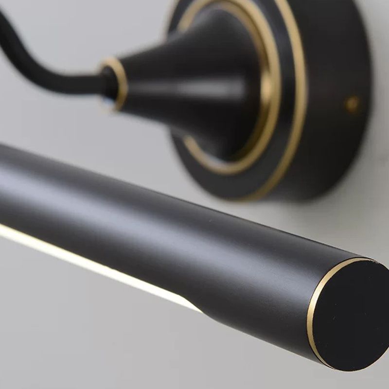 In stile postmoderno a forma lineare wall doconce metallo 1 luce sconce per bagno