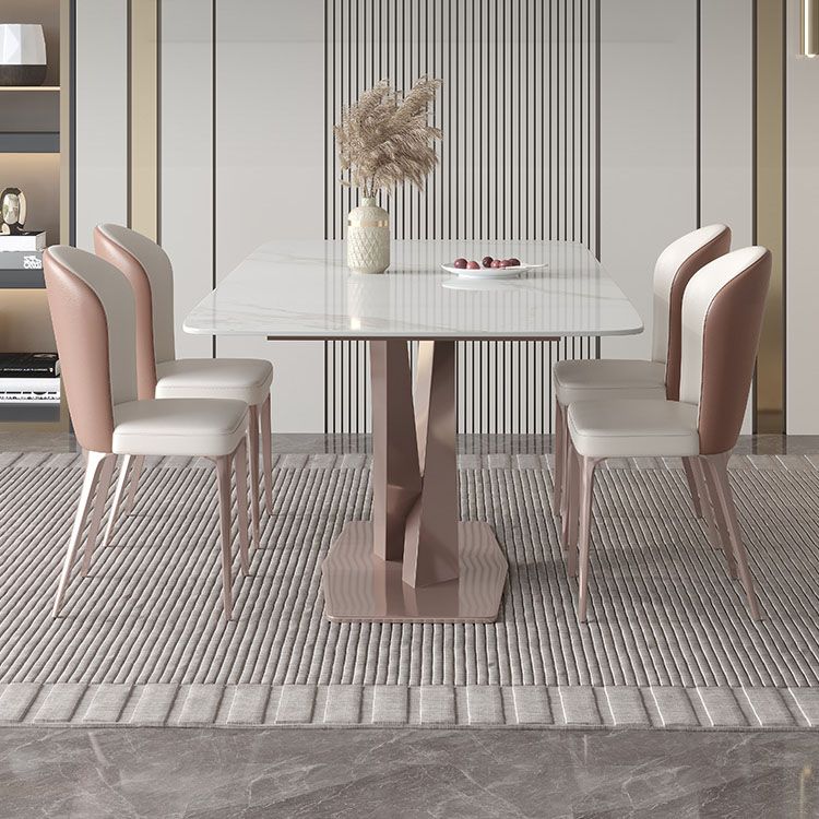 1/4/5/7 Pieces Luxury Dinette Set with Sintered Stone Table and Chairs Dining Furniture