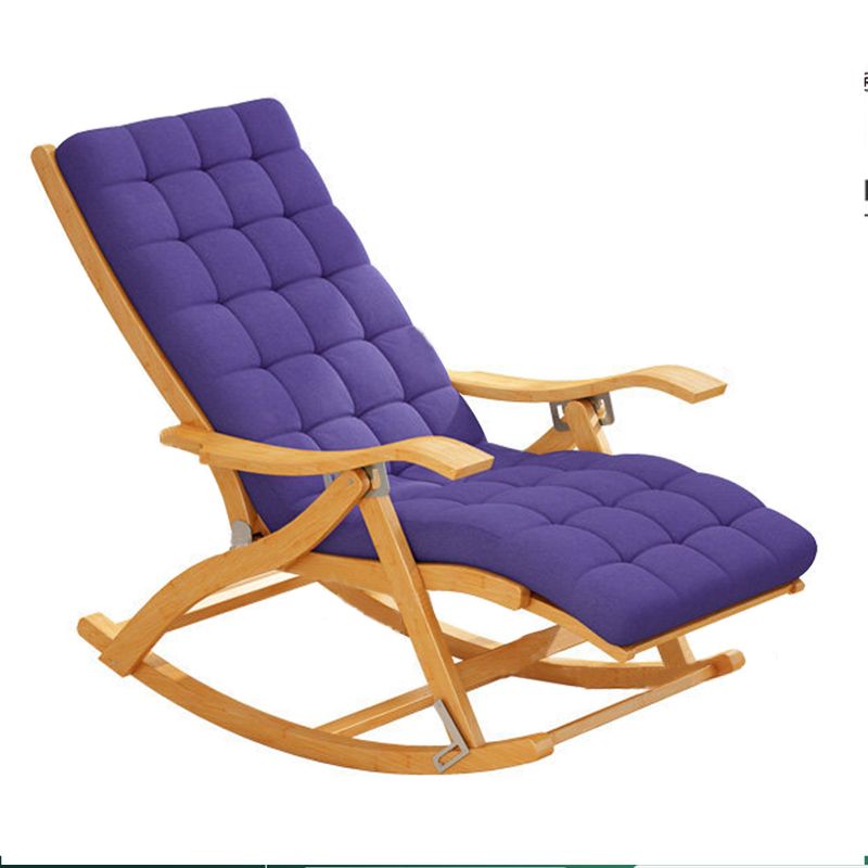 Traditional Recliner Chair Folding Rocker Chair for Living Room