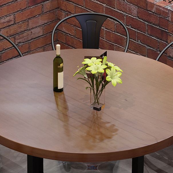 1/2/4/9 Pieces Modern Dining Set Solid Wood Round Table with Wooden Chairs