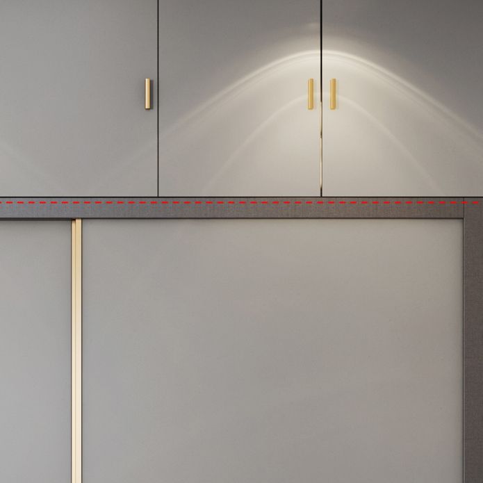 Modern Wood Freestanding Wardrobe Soft Close Drawer and Doors Wardrobe