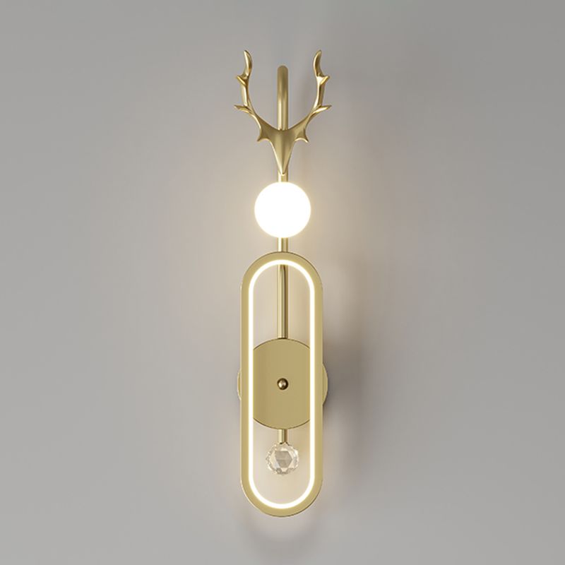 Moderner Stil Metall Wandleuchte kreative LED -Wandleuchte Leuchten für Schlafzimmer