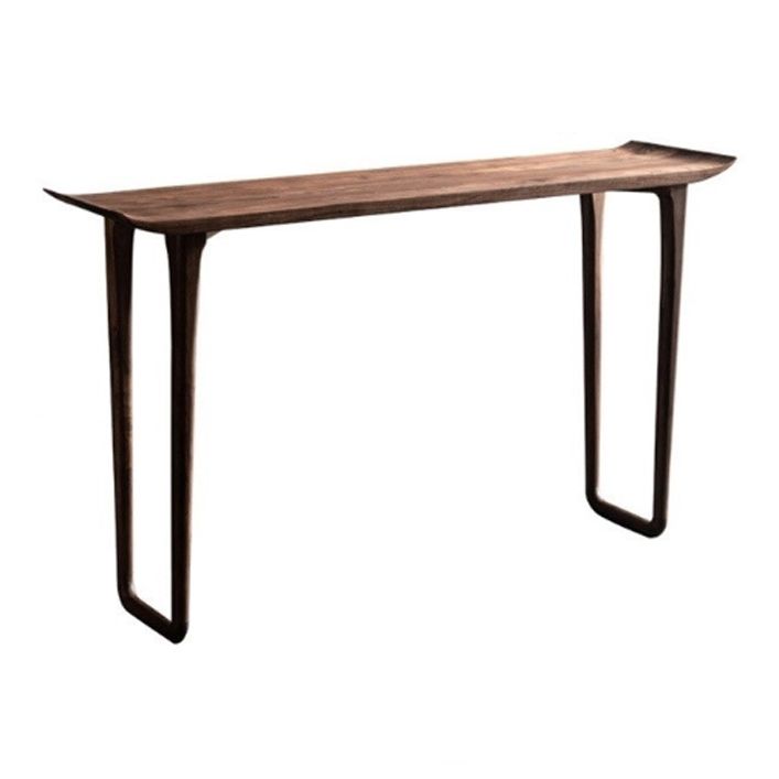 Pine Solid Wood Console Table,11.81inch Wide, Hall Accent Rectangle Table