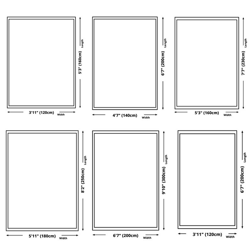 Multicolor Modern Indoor Rug Polyester Ginkgo Biloba Print Carpet Easy Care Rug for Home Decoration