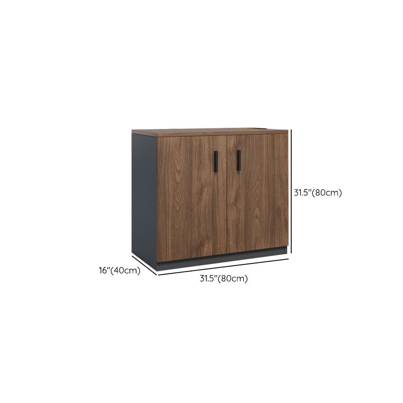 Lateral Modern Filing Cabinet Engineered Wood File Cabinet with Lock and Storage