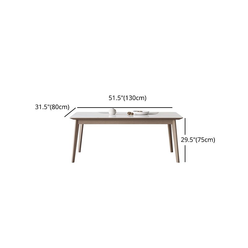 Modern Style 1/2/5/7 Pieces Dinette Set Solid Wood Dining Table and Chairs