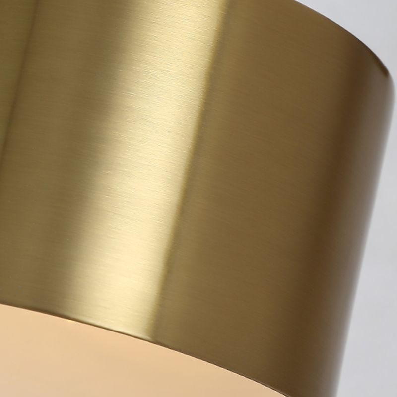 Illuminazione a parete cilindrica illuminazione in stile moderno in metallo fullpy per camera da letto