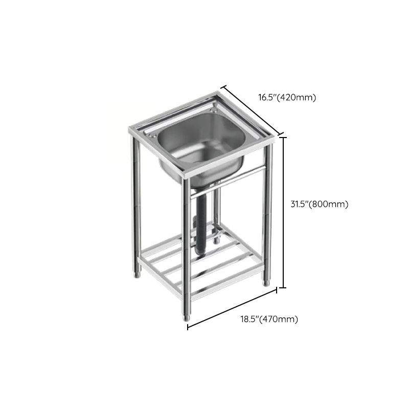 Modern Style Kitchen Sink All-in-one Kitchen Sink with Drain Assembly