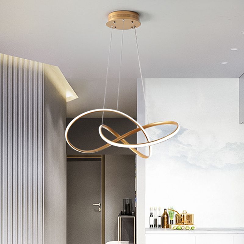 Cycle Shade lampadario Light Light Metal Modern 1 Funzione illuminazione lampadario leggero