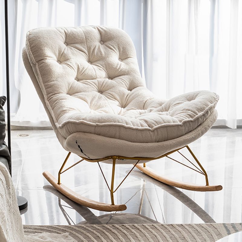 Light Luxury Modern Home Lazy Sofa Chair Lounge Leisure Chaise Rocking Chair