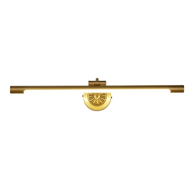 Modernism Bath Bar Vanity Lighting Golden LED Metal Light for Bathroom
