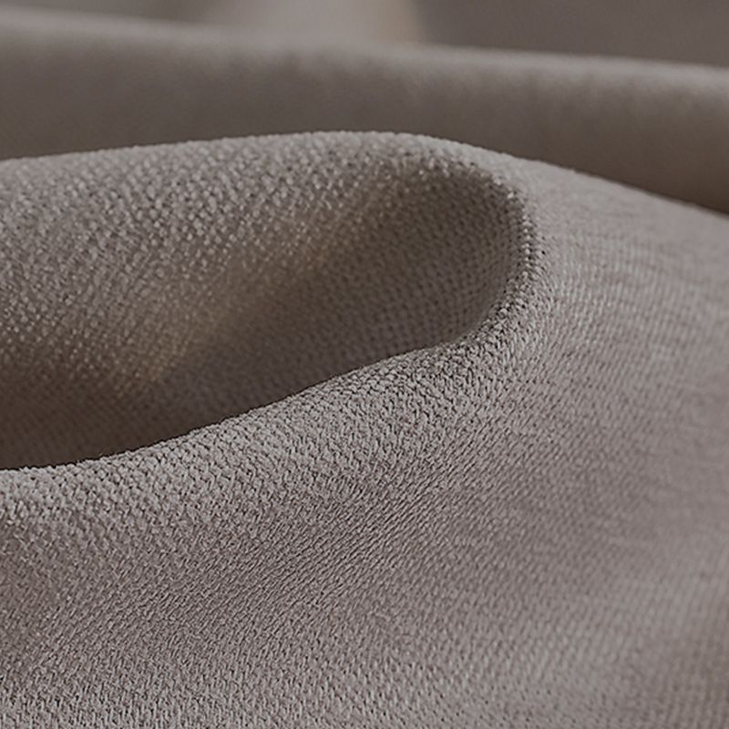 Modern Style Convertible Sofa Round Arm Upholstered Sofa Bed with Mattress