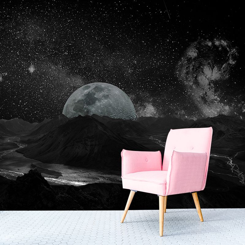 Dark Universe Wall Mural Modern Starry Sky Bedroom Living Room Wall Covering