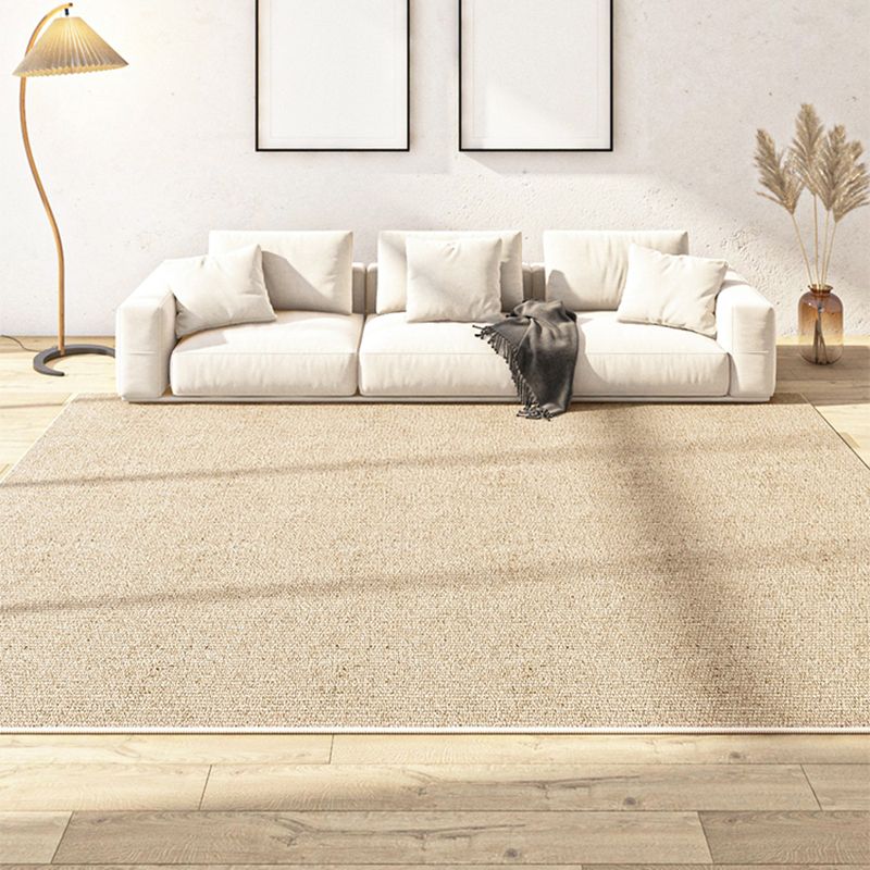 Minimalistischer Teppich für den Innenbereich, einfarbig, moderner Teppich, schmutzabweisender Polyester-Teppich für das Wohnzimmer