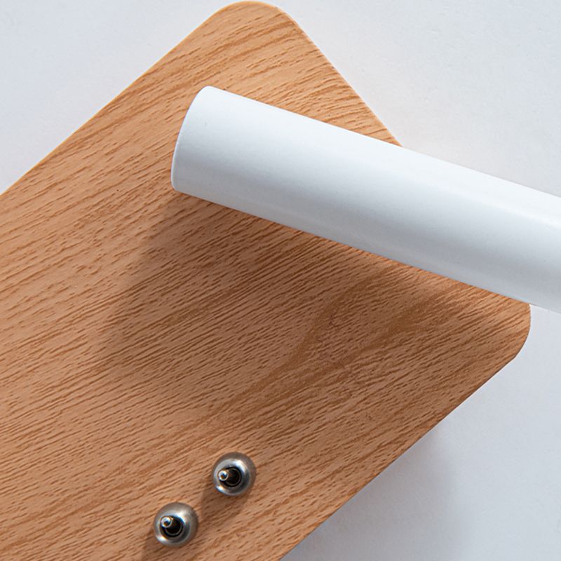 2 luces de lectura geométrica de la iluminación de pared de estilo moderno lámpara montada en la pared en marrón