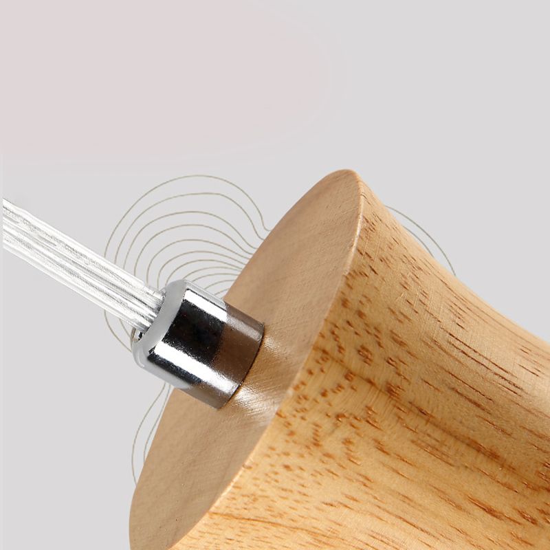 White Shaded Pendant Lighting Fixture Nordic Wooden Ceiling Pendant Light for Bedroom