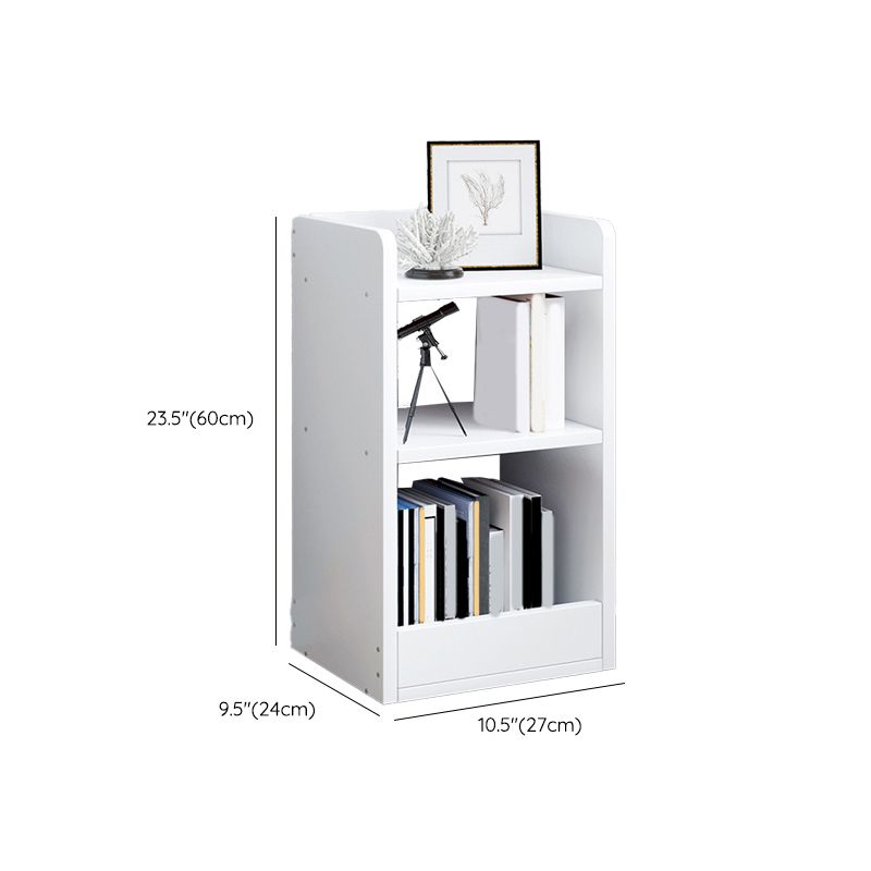 Modern Bookcase Open Back Engineered Wood Bookshelf for Study Room