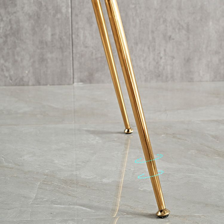 Glam Style Dining Chair Upholstered Dining Room Chair for Indoor