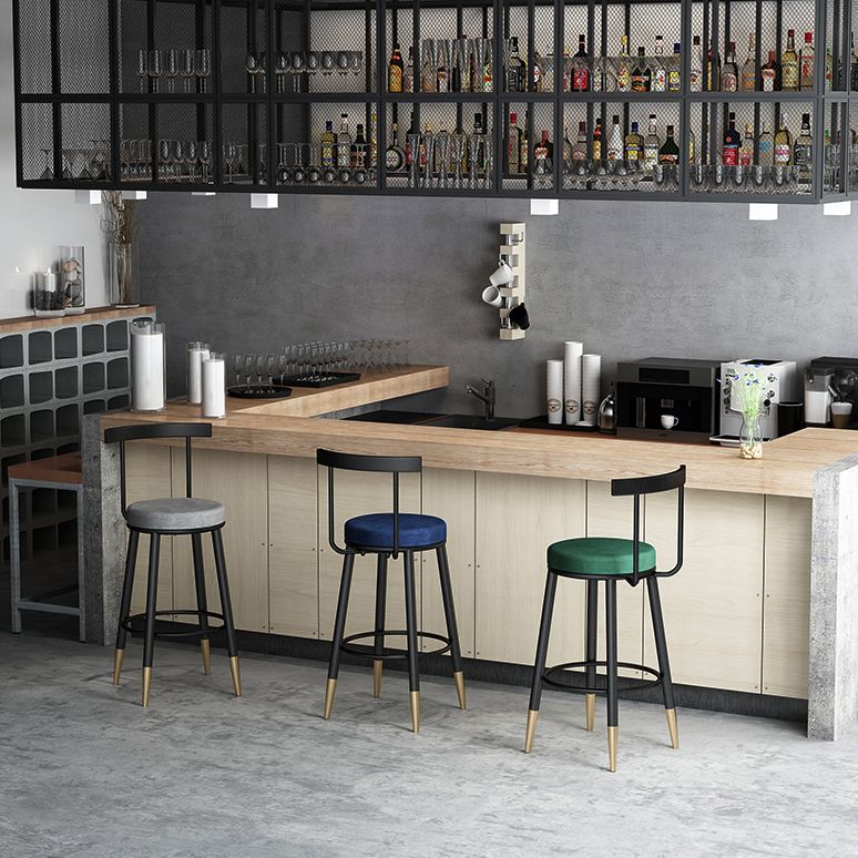 Industrial Style Bar-stool Metal Counter Bar Stool for Restaurant