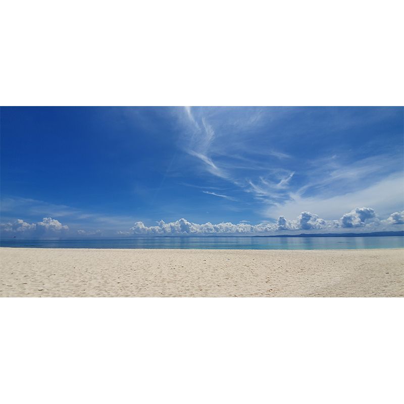 Environmental Photography Sea Beach Mural Wallpaper Drawing Room Wallpaper