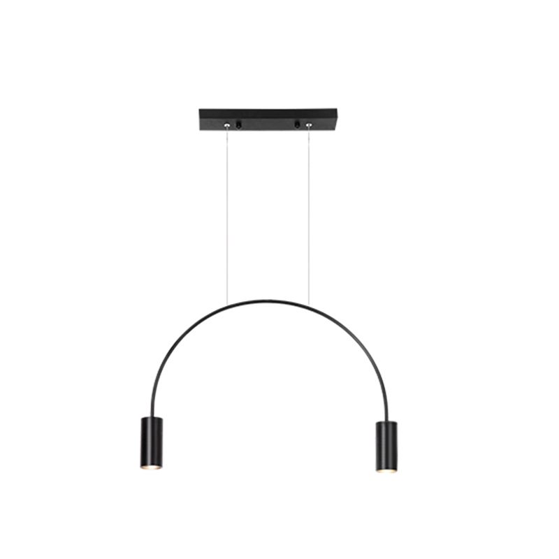 Aluminum 2 / 3 / 4 / 5 - Light Ceiling Light- Black / Gold Linear Kitchen Island Fixture