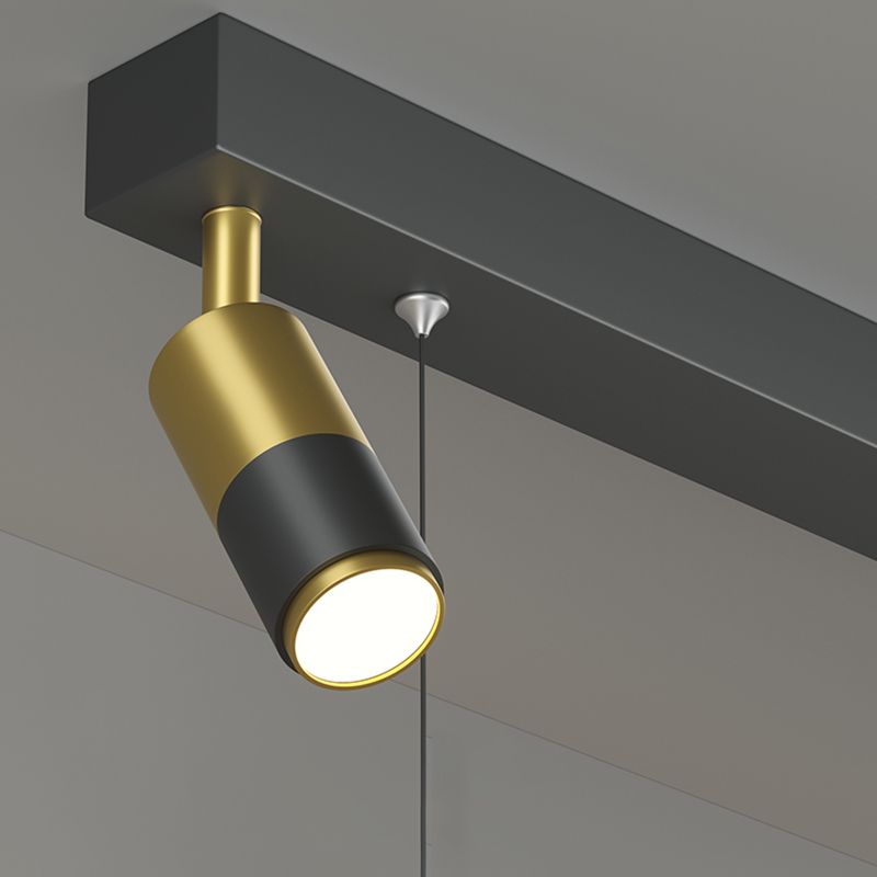 Iluminación de isla de forma lineal estilo moderno metal de 3 luces iluminación de islas