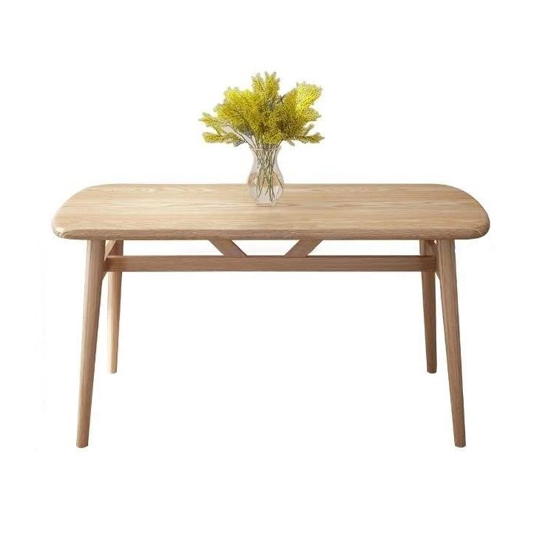 Mesa de comedor de comedor estándar MDF MDF Mesa de comedor de cocina con 4 patas