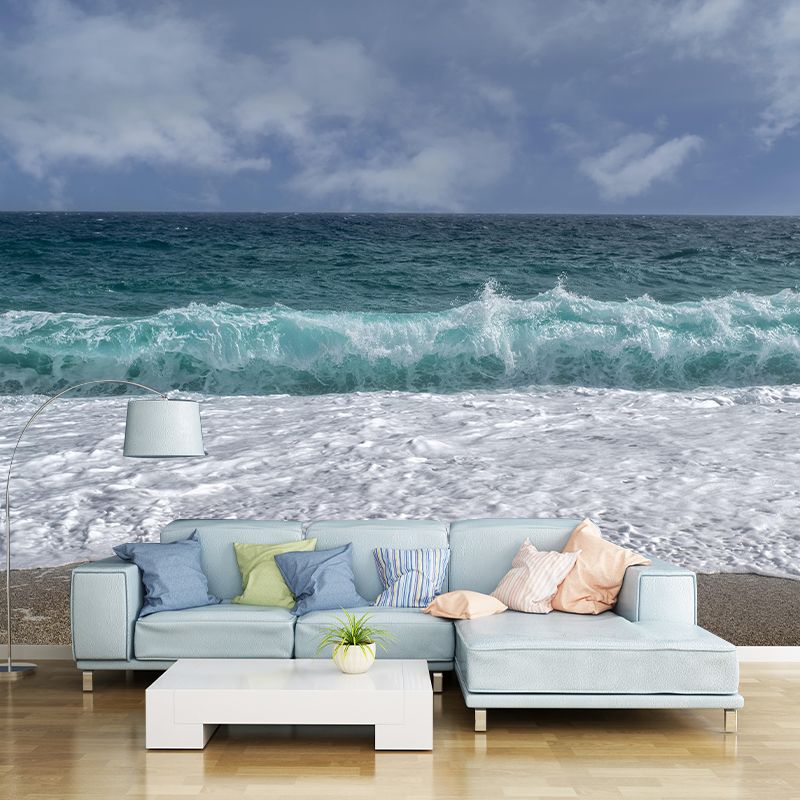 Horizontal Photography Sea Wall Mural Modernism Wall Decoration for Wall Decor
