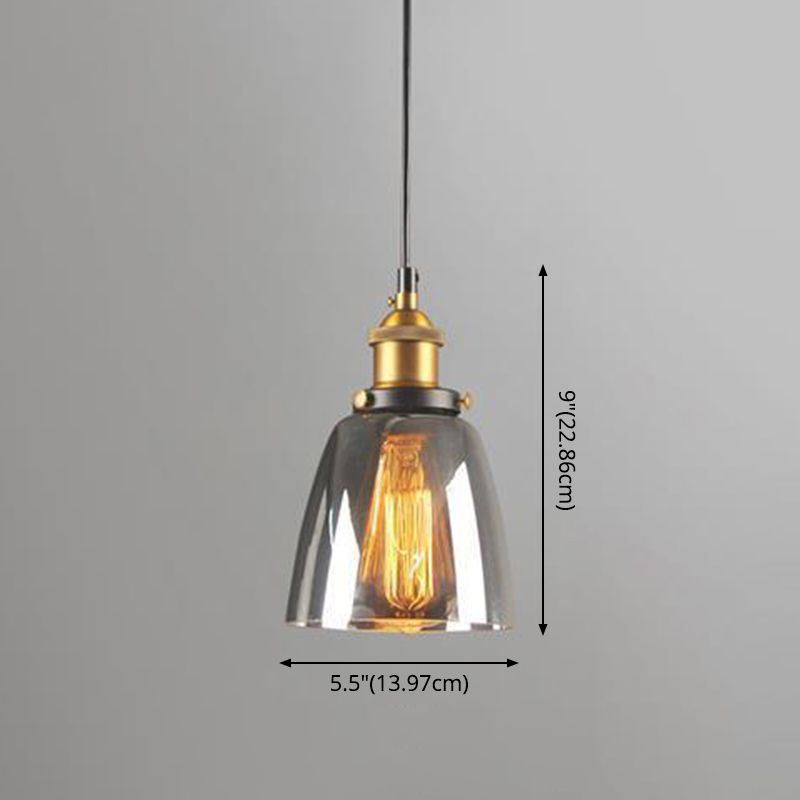 1 Light Hanging Pendant Lights Nordic Industrial Style Mirrored Glass Pendant Ceiling Lights