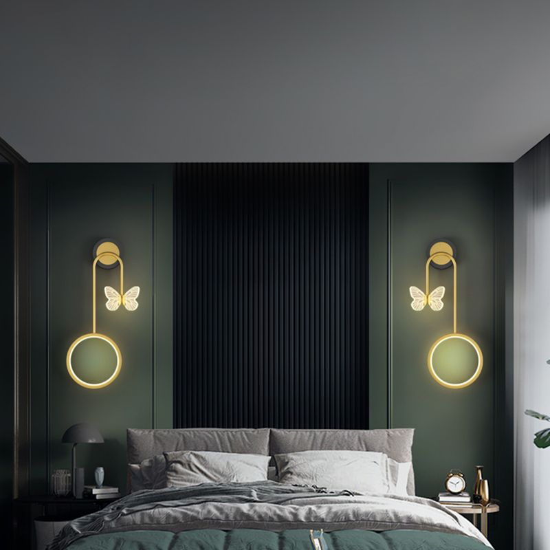 Geometry Shape Metal Wall Lighting Ideas Modern Style Wall Light Fixtures