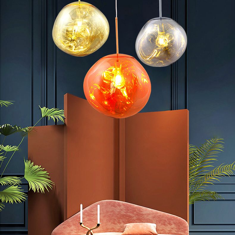 1 Light PVC Pendant Ceiling Lights Modern Pendulum Hanging Pendant Lights for Dining Room