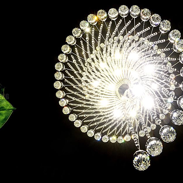 Molecular Pendant Chandelier Modern Luxury Style Crystal Hanging Light