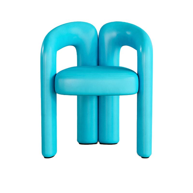 Modern Contemporary Upholstered Arm Chair Open Back Dining Chair for Dining Room