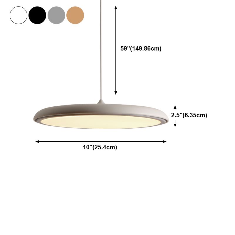 Lumière suspendue en métal Postmodern LED PENDANT POUR LE SALLE SOIX SOIR
