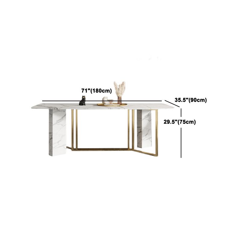 Nordic Glam Sintered Stone Table Set 1/4/5/7 Pieces Dining Set