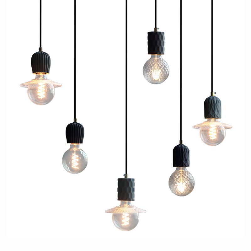 Indoor Bar Pendant Light Nordic Simple Style Cement Simple Light Hanging Light Fixture