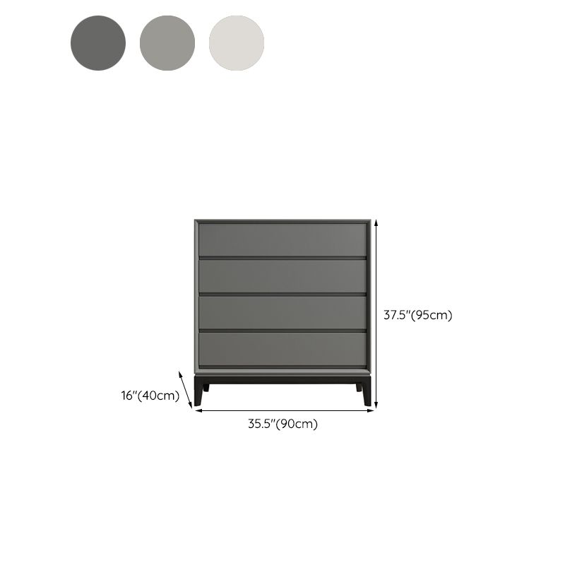 Contemporary Accent Chest with Drawers and Straight Legs Rectangle Chest