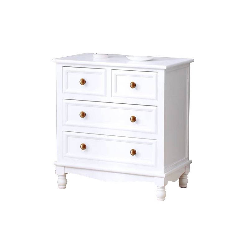 Contemporary Chest Knobs Solid Wood with Drawer Rectangle Accent Chest