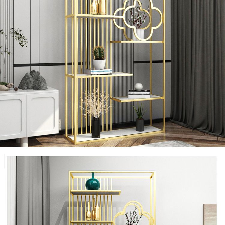 71 "H Bücherscheibe Glamstil Open Back Bücherregal für Home Office Study Room