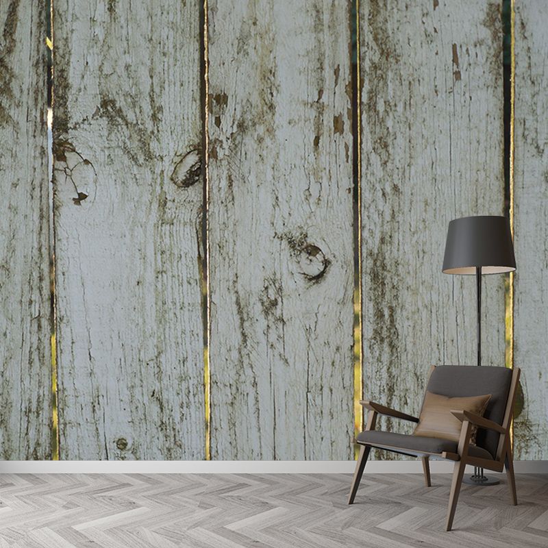 Environment Friendly Mural Industrial Style Wood Texture Mural for Decoration