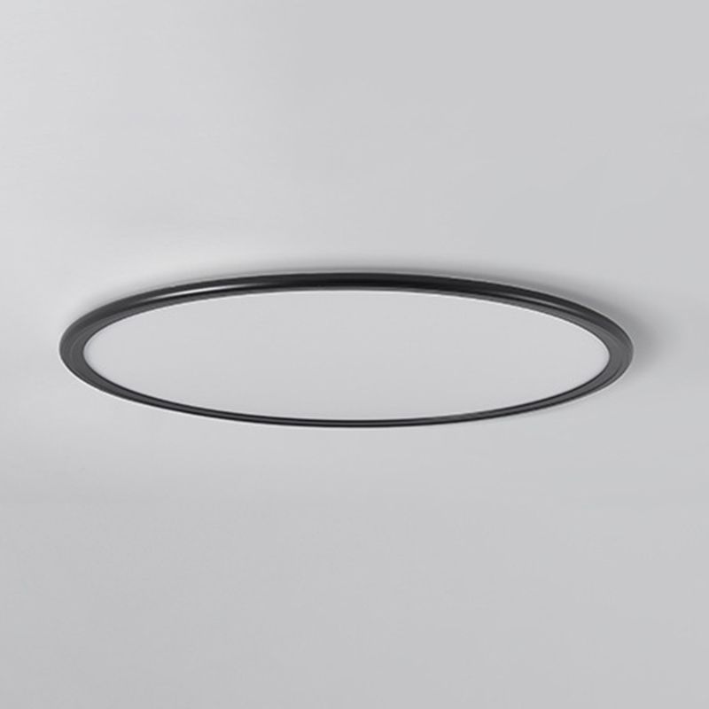 Luminaires encastrés circulaires à 1 lumière à montage en aluminium de style moderne