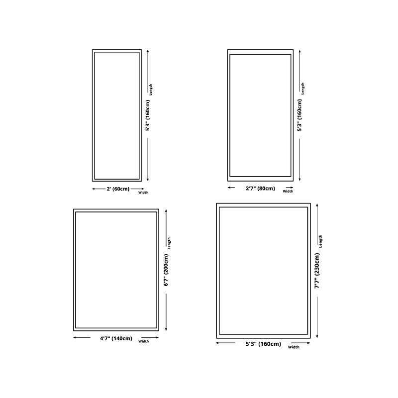 Beige Modern Area Rug Geometric Pattern Polyester Carpet Stain Resistant Rug for Bedroom