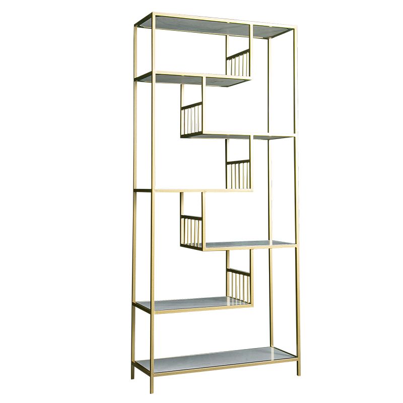 Etagere Modern Style Bookcase Metal Bookshelf for Home Office