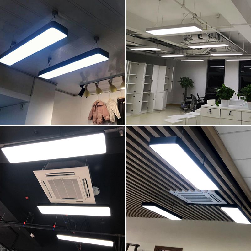 Metal Frame Modern Simple Style Led Pendant Decorative Lights for Office