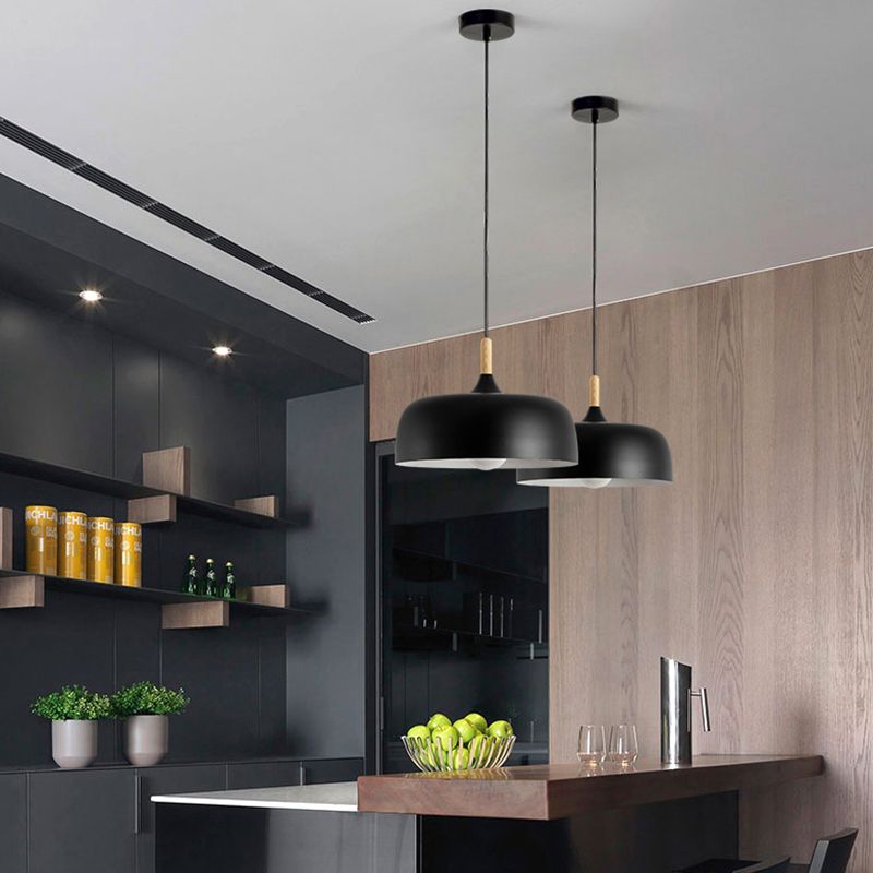 Topfabdecke Form hängen hängendes modernes Metall 1 hängende Beleuchtung für Wohnzimmer