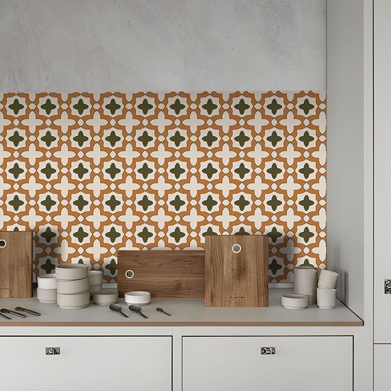 Mosaic Peel & Stick Tile Square Water Resistant Tile for Backsplash Wall